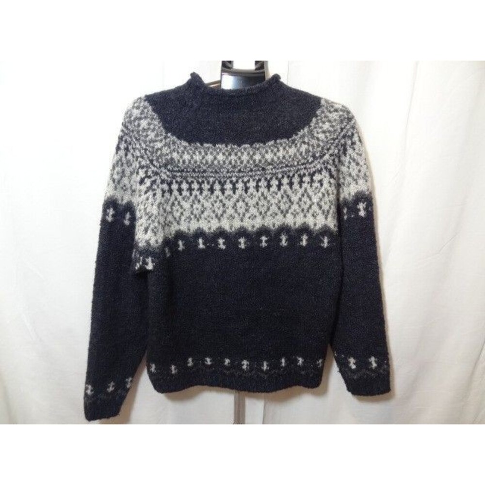 Structure Vintage Urban Wear Sweater 47% wool sweater Grandpa Sweater Warm